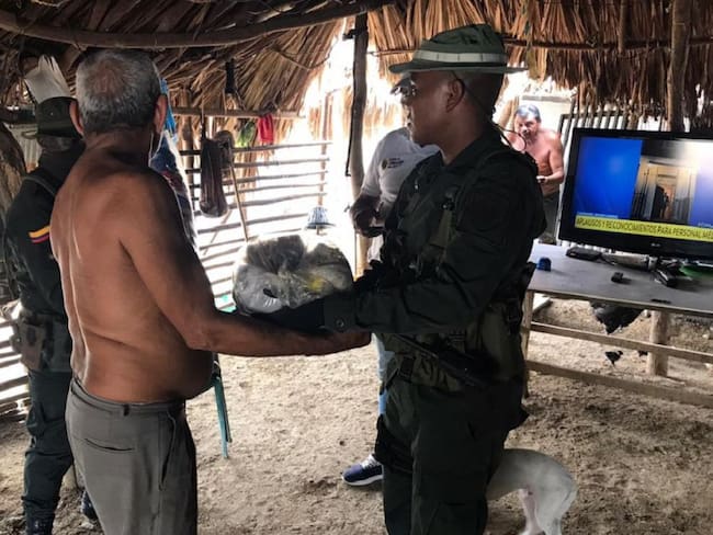 Departamento de Policía Bolívar continúa entregando ayudas humanitarias