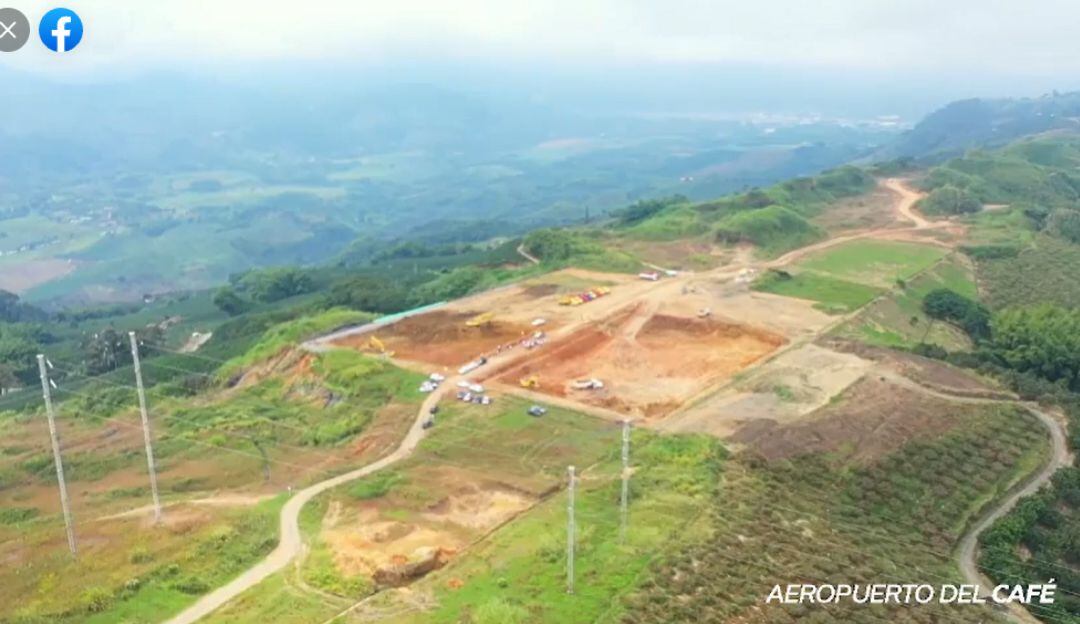 Panorámicas del terreno donde avanza la obra