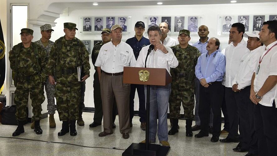 Juan Manuel Santos en el Consejo de Seguridad, Arauca. Foto: www.presidencia.gov.co