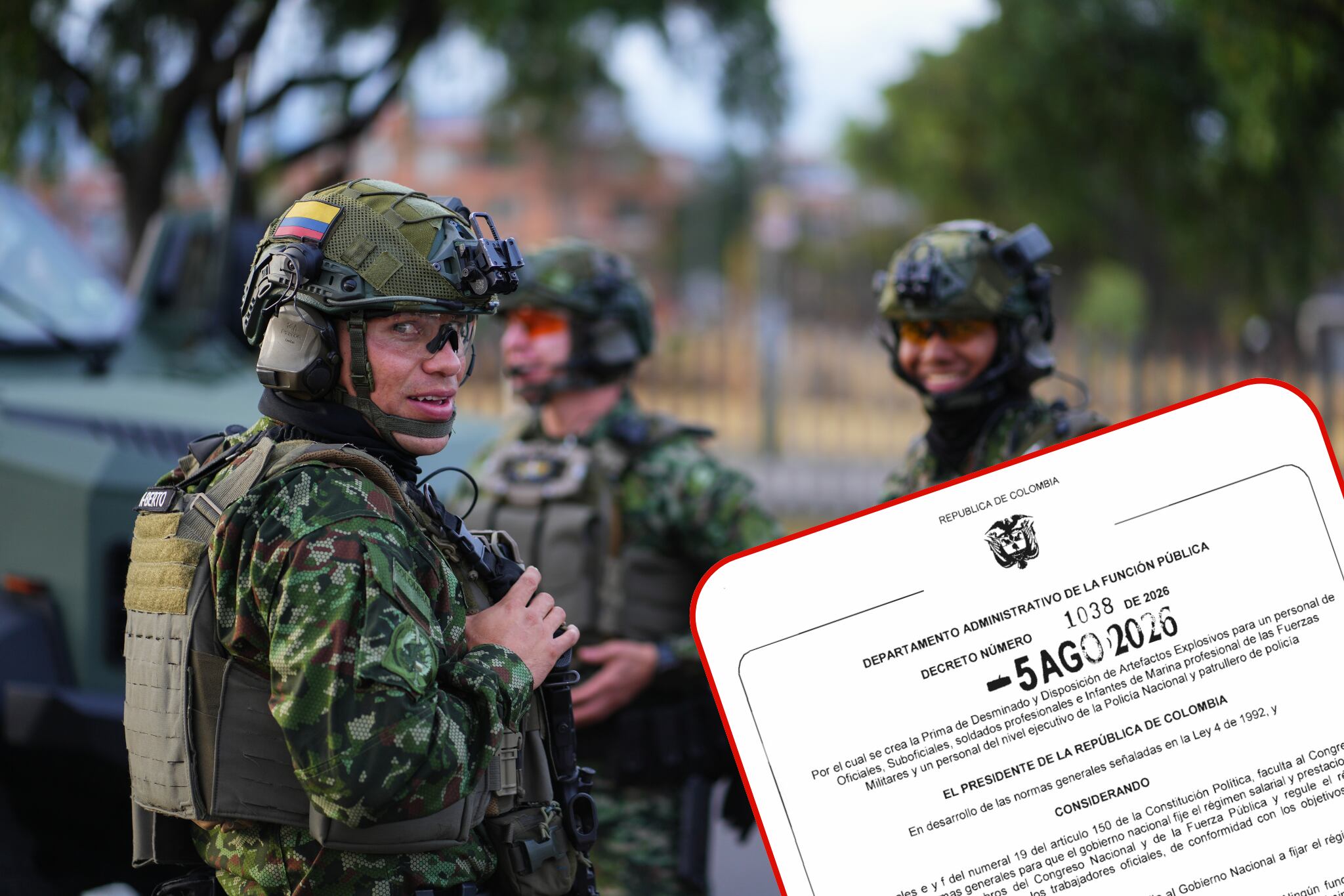 Imágenes tomadas de Getty Imagenes (Crédito: Andres Rot / Fotógrafo autónomo) // Decreto tomado del Departamento Administrativo de la Función Pública