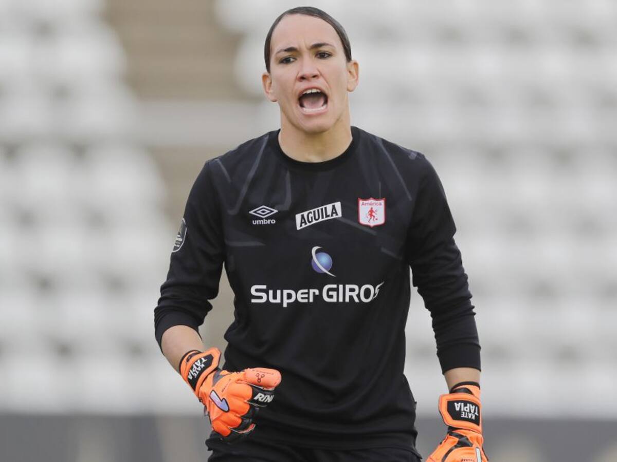 Katherine Tapia, de patrullera del ESMAD a finalista de la Libertadores