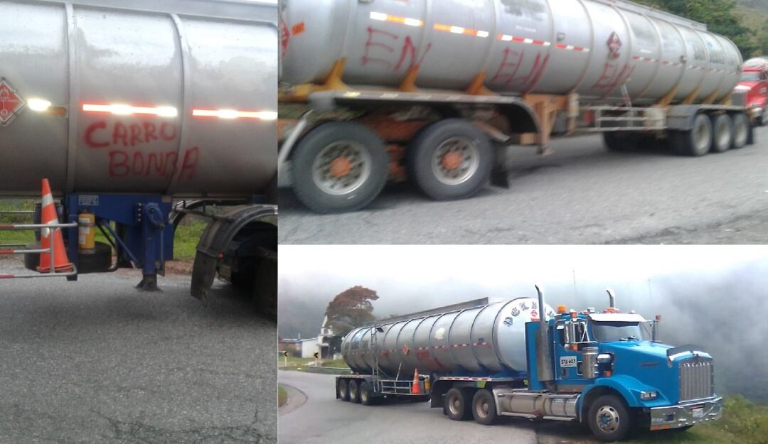 Carro bomba vía Ocaña