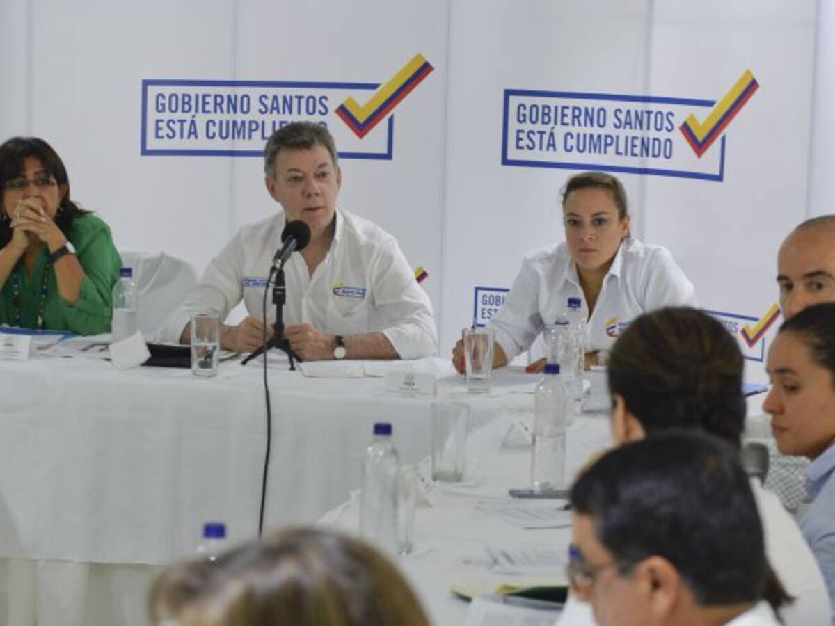 Colombia tendrá 1.5 millones de pobres menos en tres años, dice Santos