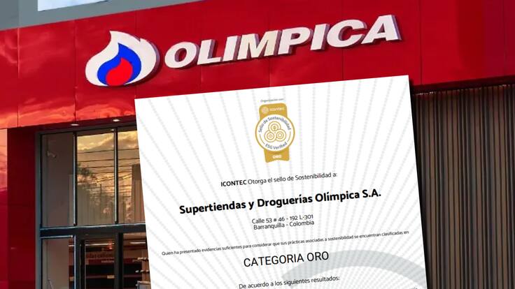 Supertiendas Olímpica obtuvo Sello de Sostenibilidad de Icontec categoría Oro: “demuestra compromiso”