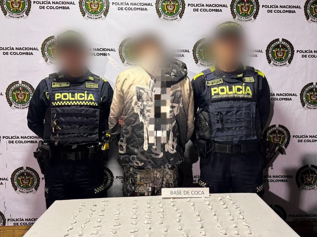 En Villanueva-Bolívar cayó presunto expendedor de drogas: policía le incautó bazuco