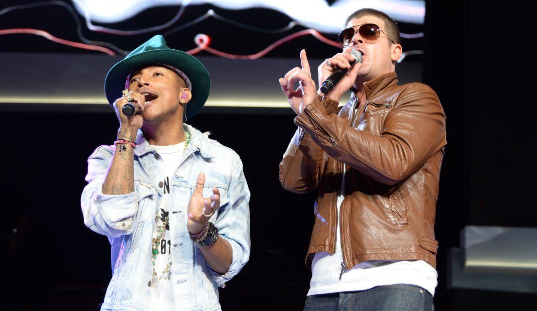 Pharrell Williams y Robin Thicke deberán pagar millonaria multa por plagio