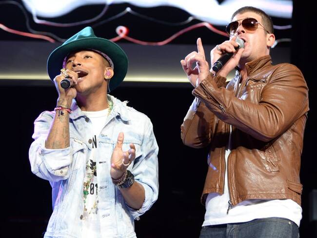 Pharrell Williams y Robin Thicke deberán pagar millonaria multa por plagio