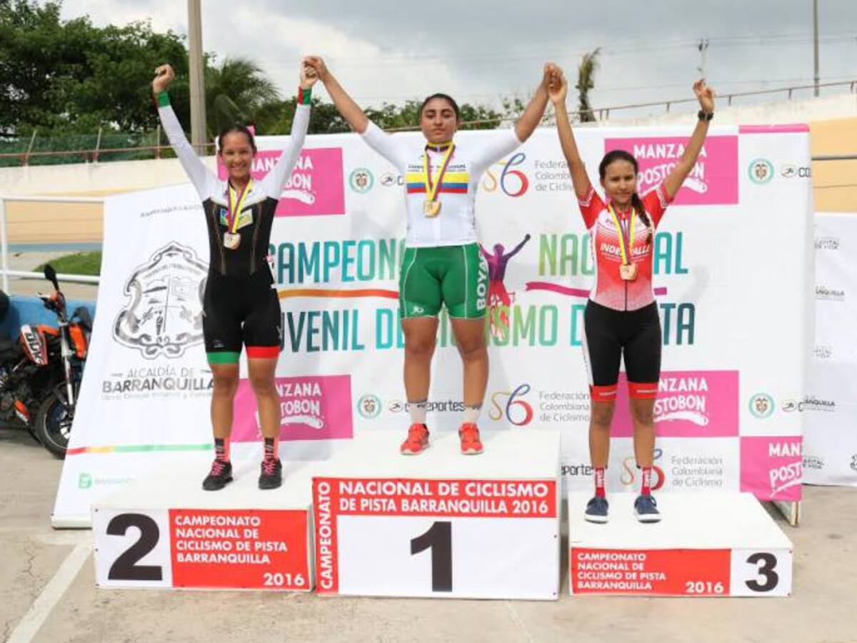 Oro y plata para Boyacá en el Campeonato Nacional Juvenil de Ciclismo de pista en Barranquilla