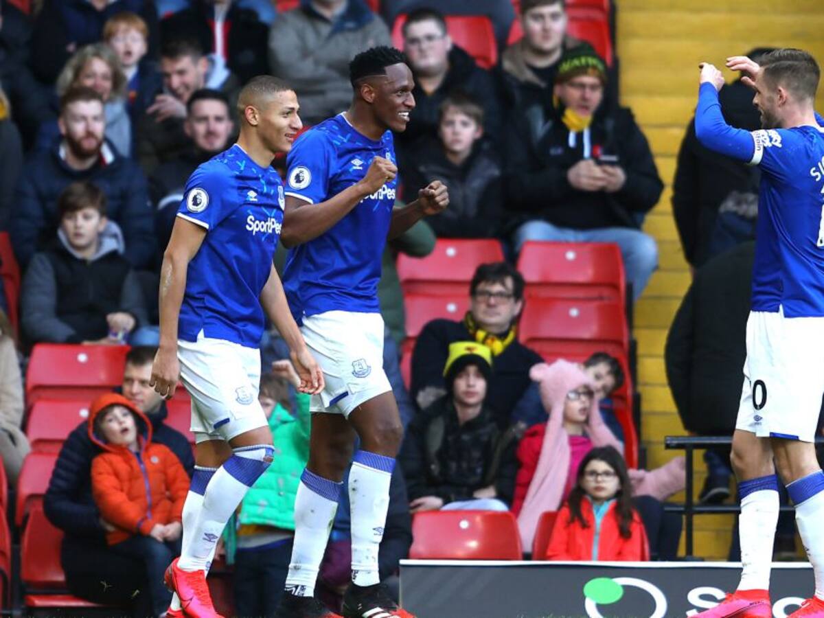 Arriba Guachené: Yerry Mina marcó doblete con el Everton en 3 minutos