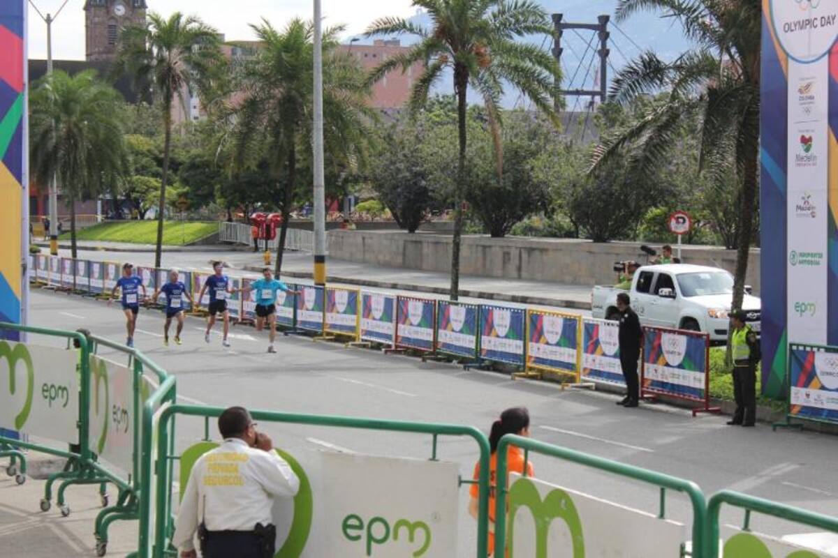 La carrera tuvo un recorrido de 5 kilómetros