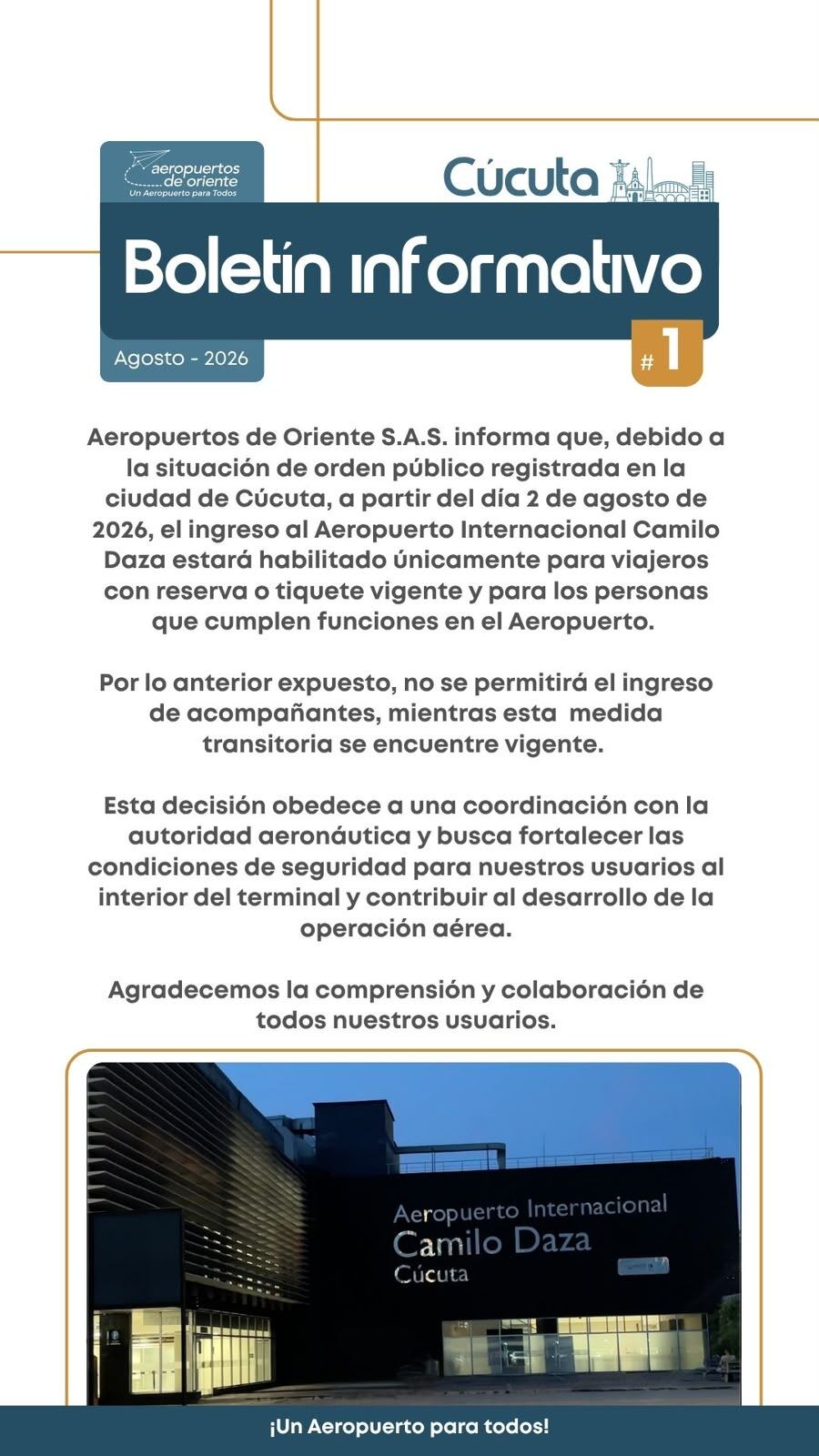 Aeropuertos del Oriente.