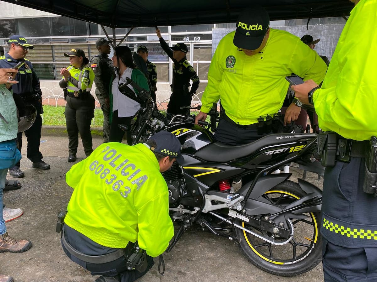400 motos han sido parte de las jornadas de marcación de autopartes en Armenia