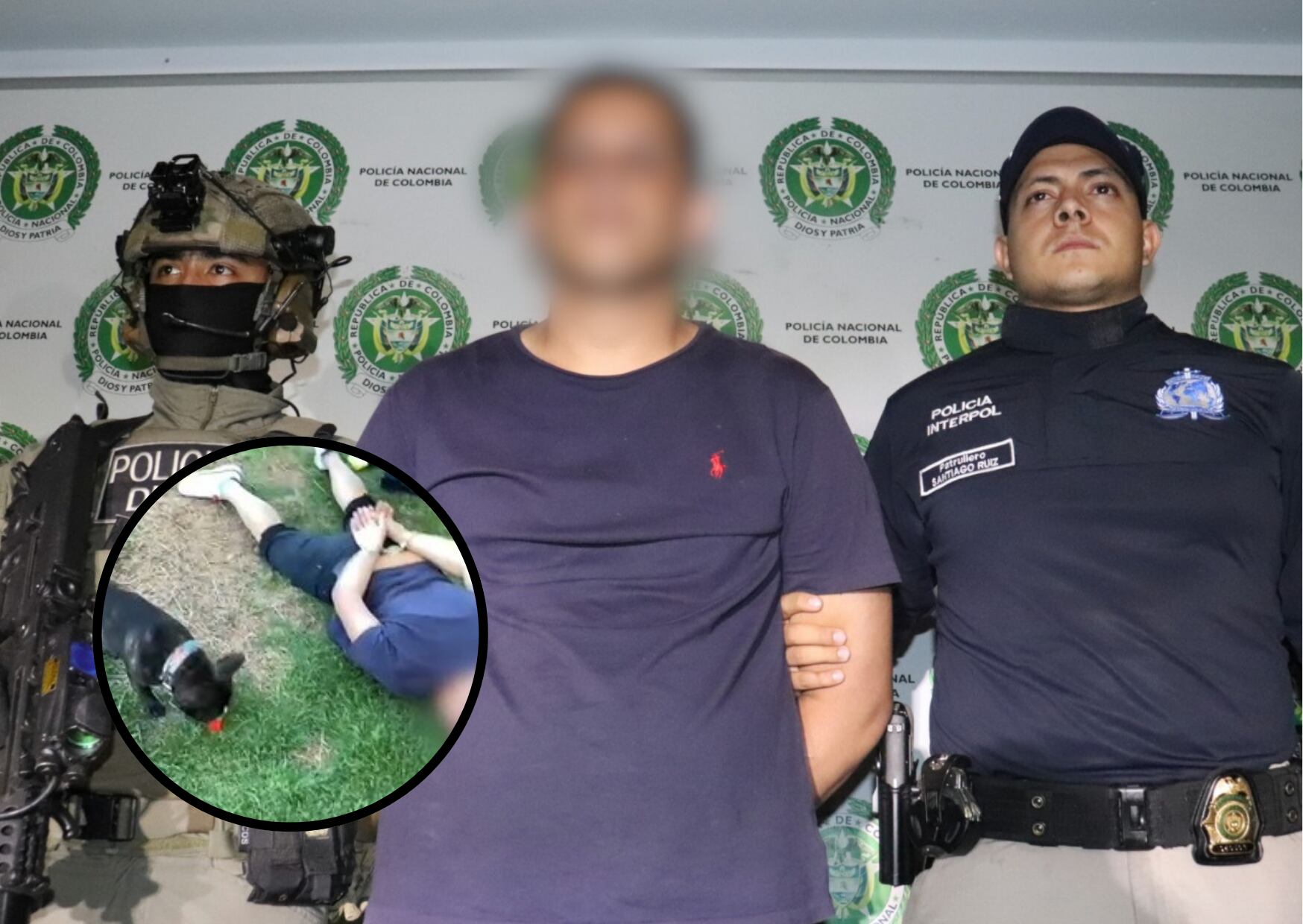 Carlos Ramón. Cortesía: Dijin de Policía.