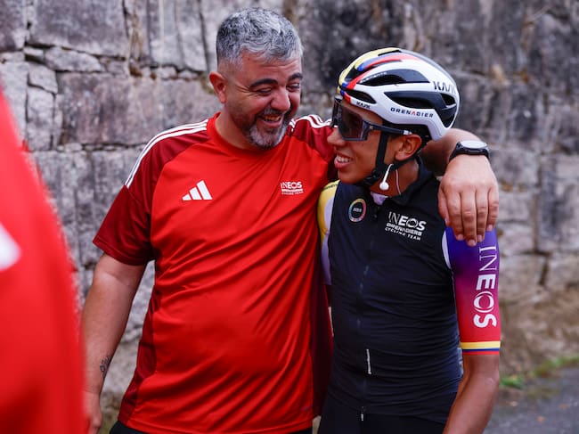 Este es el premio que recibirá Egan Bernal por ganar la etapa 16 de la Vuelta a España. EFE/ Javier Lizón