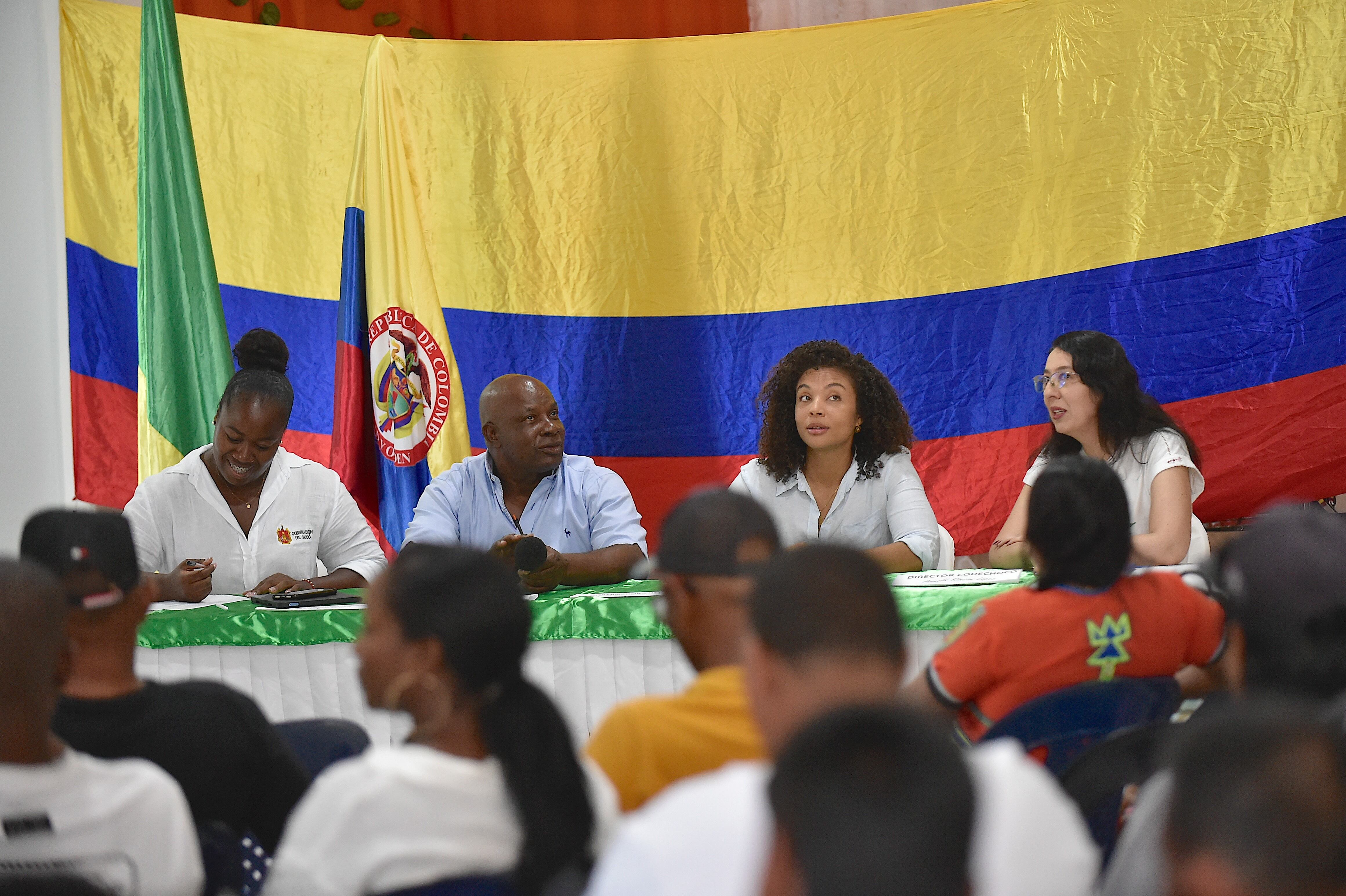 Nuevo Belén de Bajirá, Chocó, 10 de agosto de 2024, Primera socialización del Proyecto Corredor Interoceánico Atlántico - Pacífico. Fotos: Carlos Julio Martinez / Comunicaciones UPIT