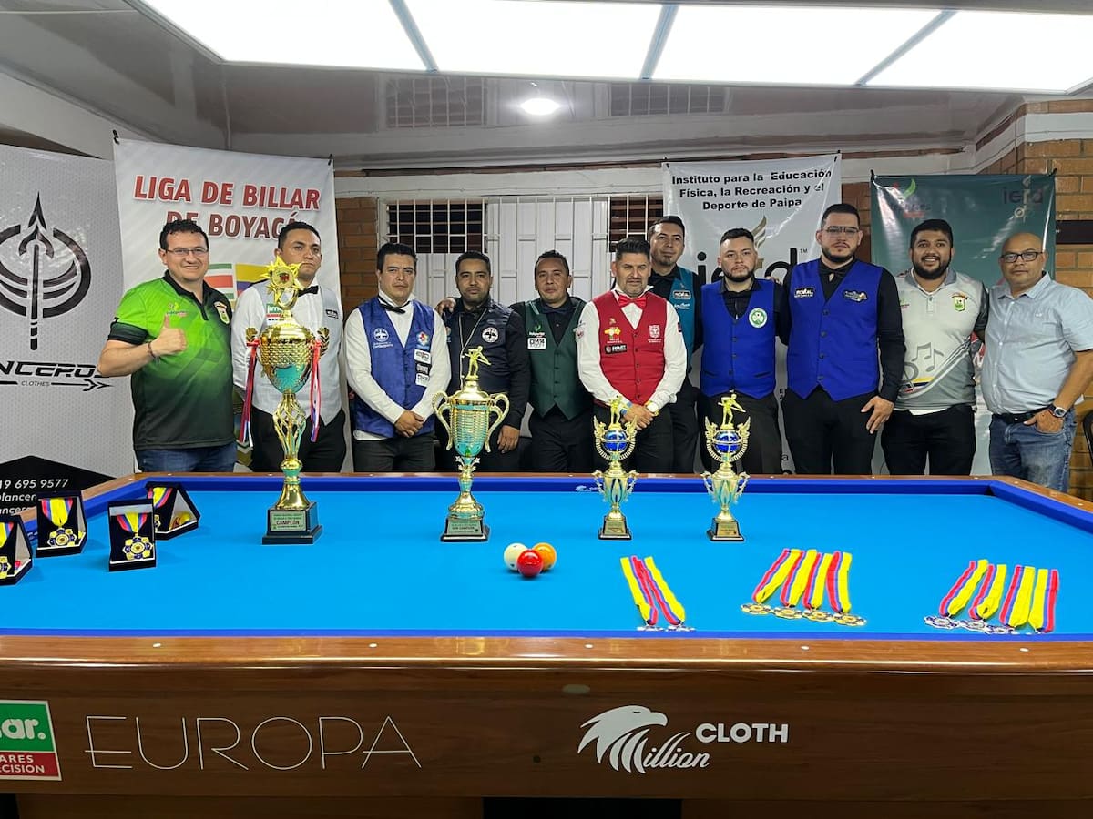 Paipa brilló con el taco: más de 200 deportistas en el nacional de billar a tres bandas