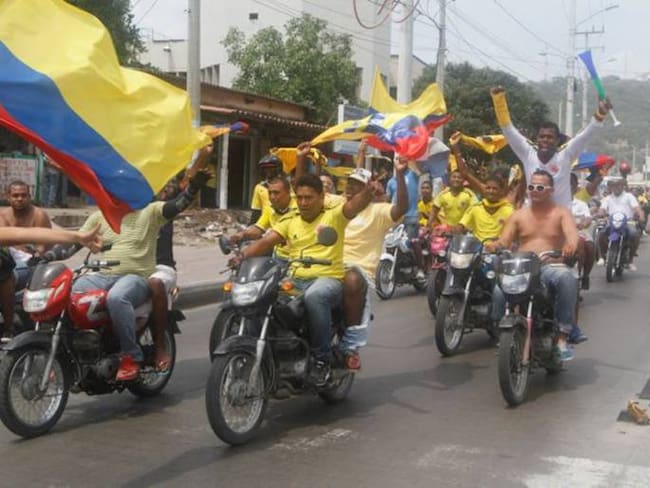 Controles a la movilidad por Colombia-Inglaterra en Cartagena