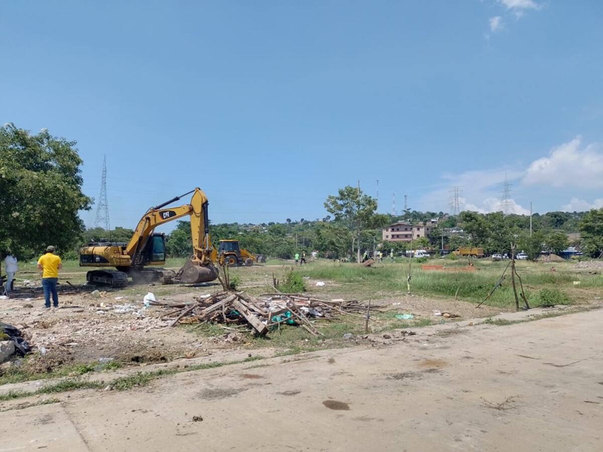 Finalizó la restitución del predio de la invasión ‘Gustavo Petro’ en Cartagena