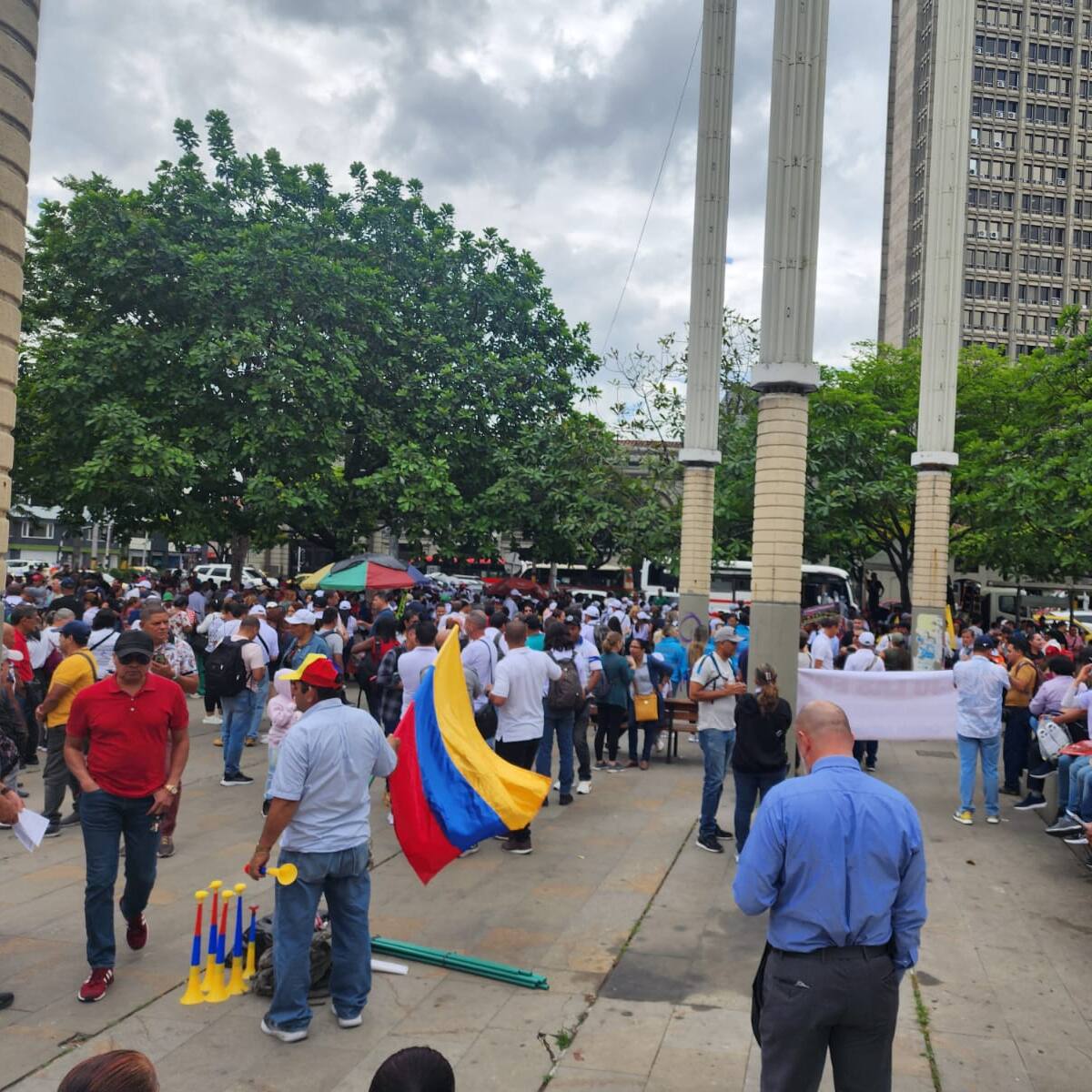 Sin contratiempos avanza concentración que apoya reformas de Petro