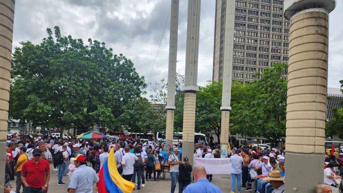Sin contratiempos avanza concentración que apoya reformas de Petro