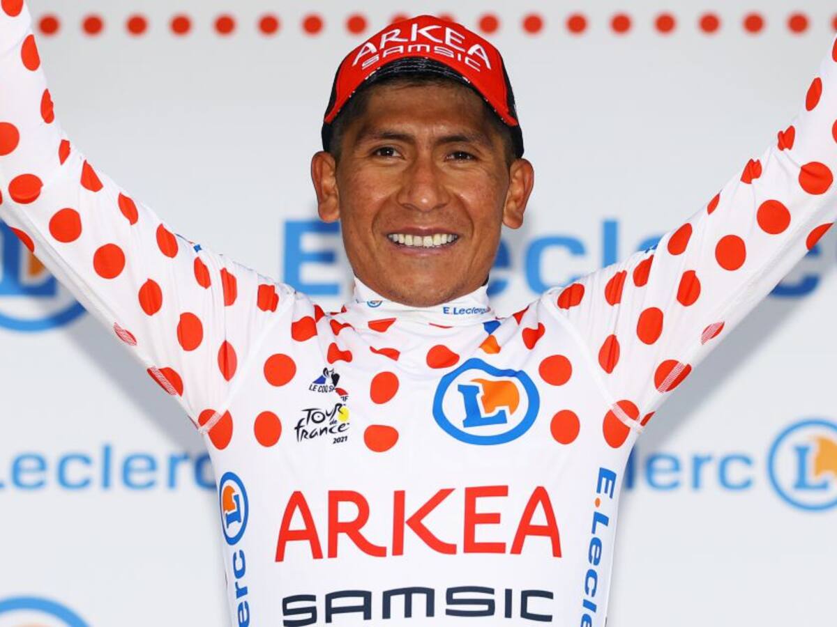 Nairo: "Es un día de alegría, el objetivo era el maillot de los puntos"
