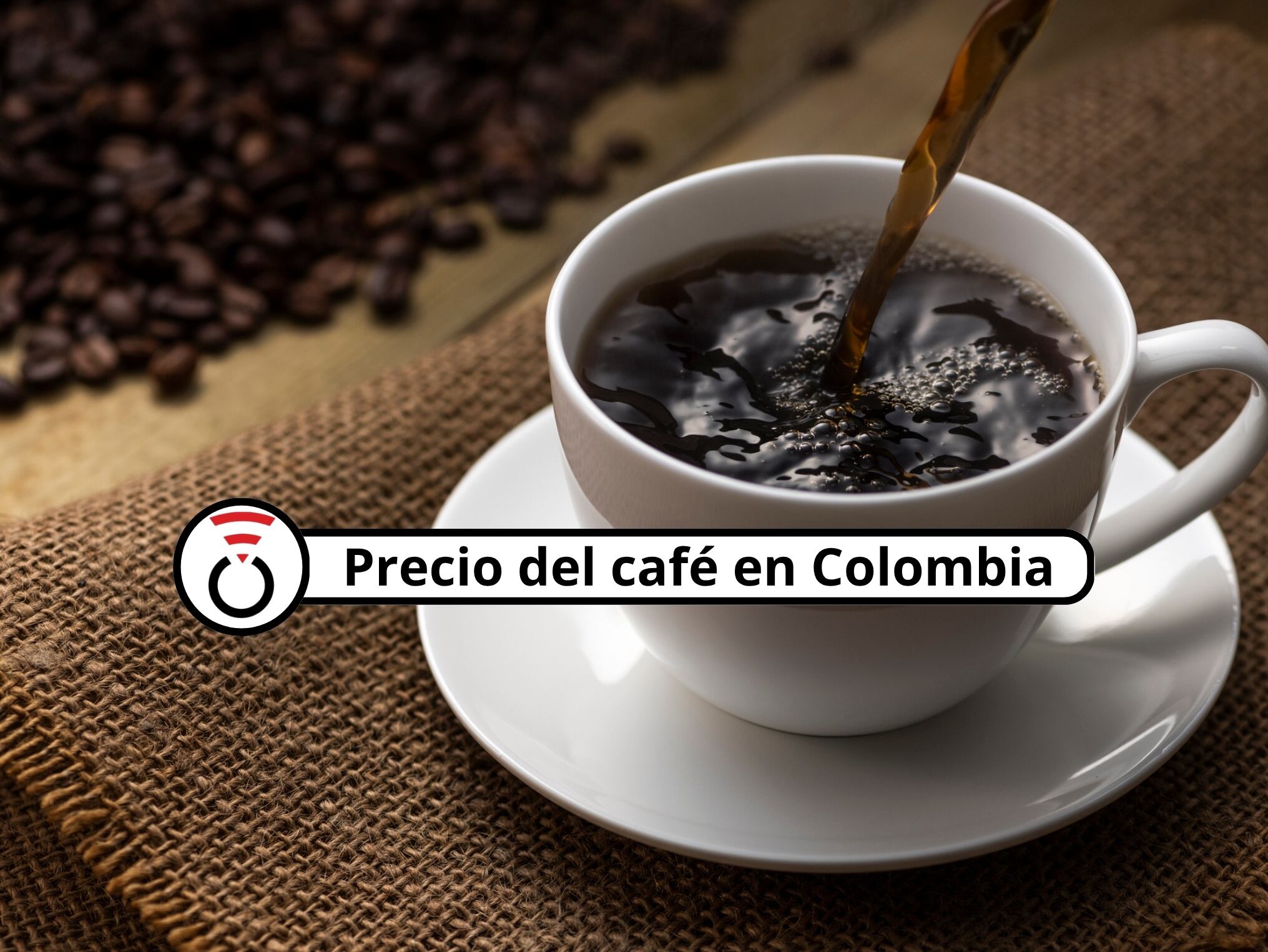 De fondo: Taza de café colombiano (crédito: Getty Images)