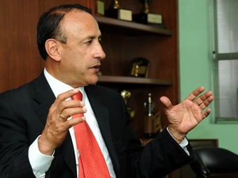 El gobernador de Cundinamarca, Álvaro Cruz, pide tomar medidas ante la sequía. Foto: Oficial