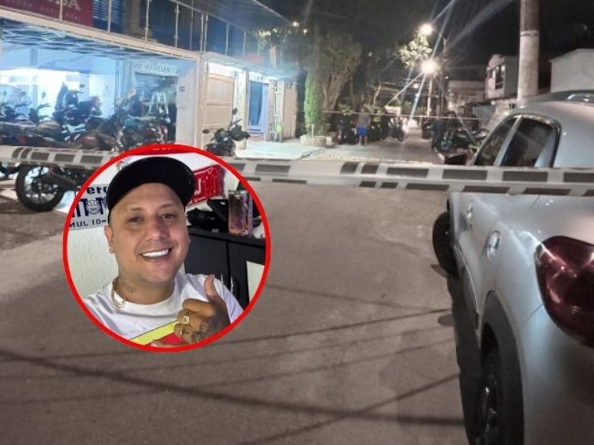 VIDEO | Asesinan a un hombre en un taller de motos en Bucaramanga: recibió seis impactos de bala