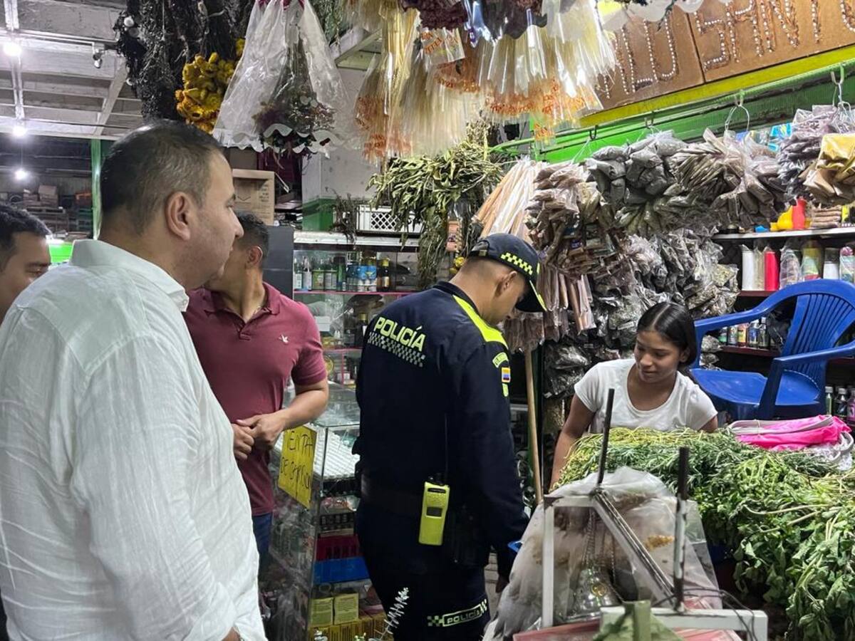 Autoridades implementan controles de seguridad en Plaza de Mercado de Pereira