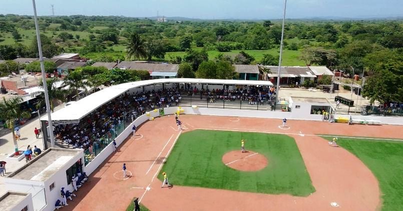 Clemencia estrena el mejor estadio de sóftbol del norte de Bolívar