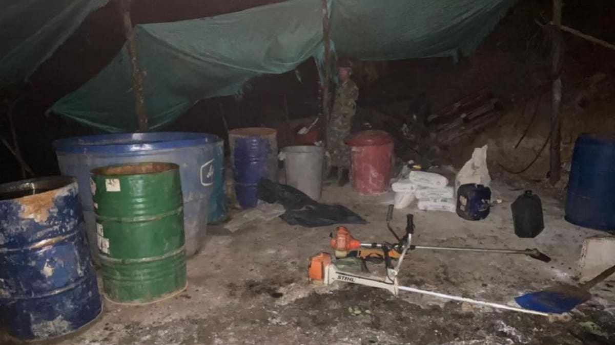 Destruyen laboratorio de producción de cocaína en zona rural de Jamundí