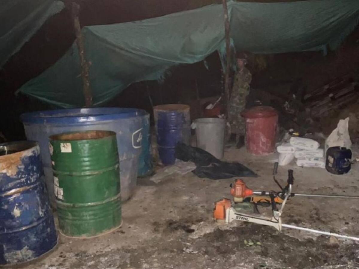 Destruyen laboratorio de producción de cocaína en zona rural de Jamundí