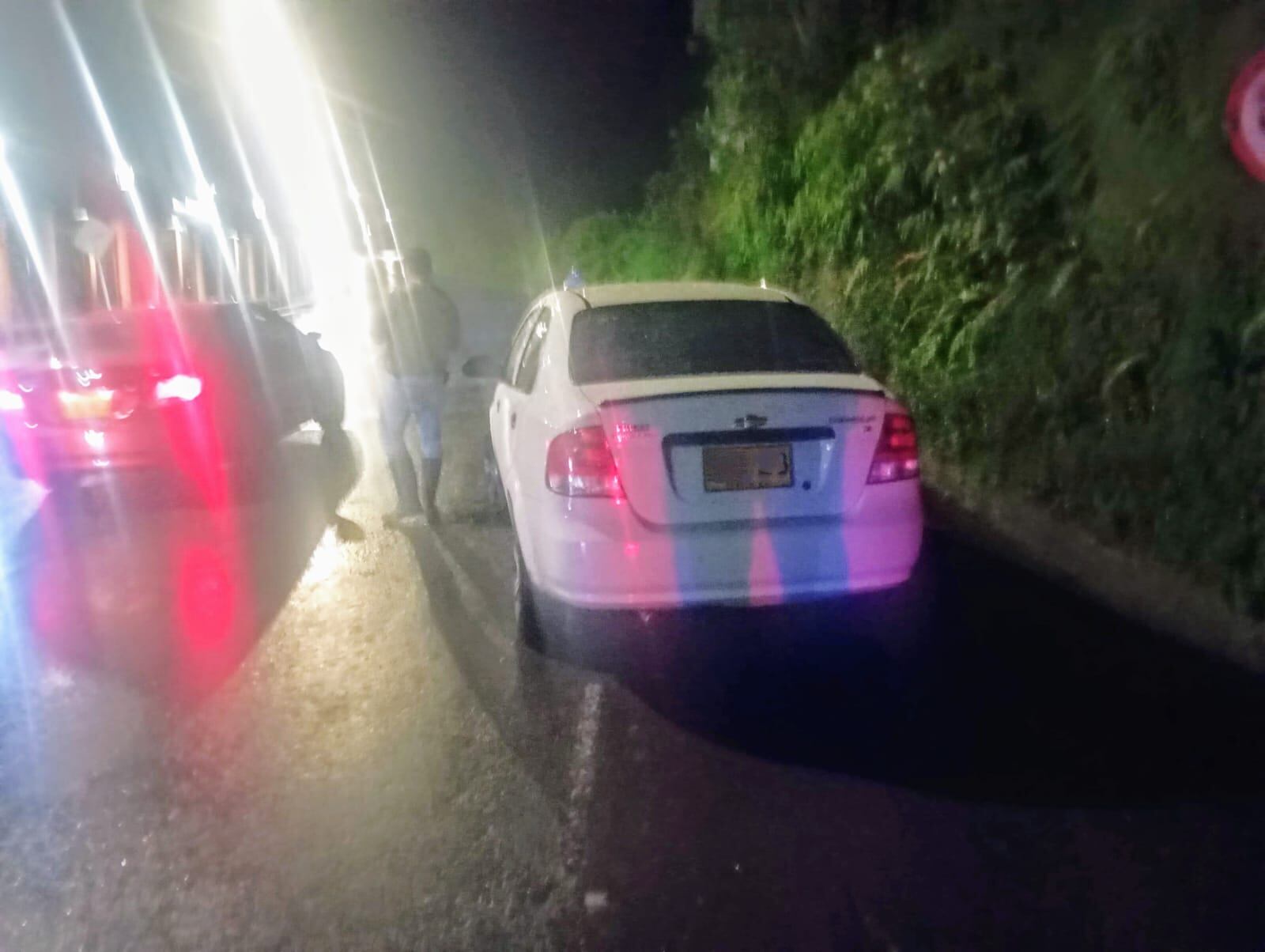 Este vehículo era conducido por el conductor en presunto estado de embriaguez. Foto suministrada.