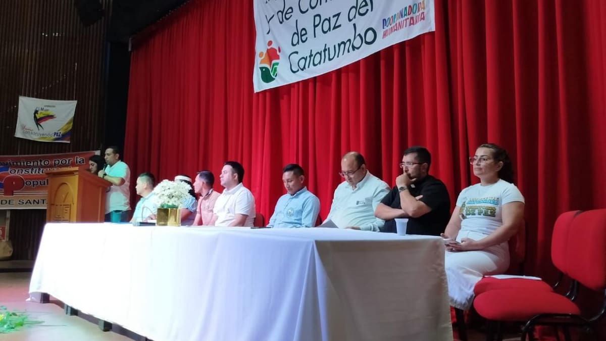 Mesa Humanitaria del Catatumbo pide avanzar en diálogos regionales