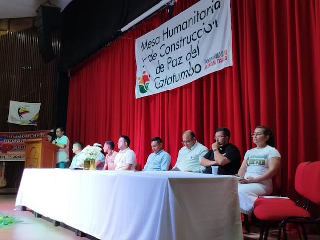 Mesa humanitaria en Ocaña. / Foto: Personería de Ocaña.