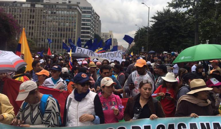 Protestas de Maestros 