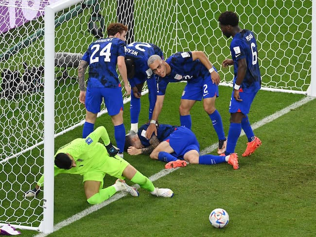 Christian Pulisic se dejó todo en el gol de Estados Unidos. (Photo by Claudio Villa/Getty Images)