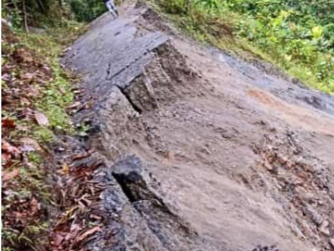 Pérdida de bancada vía Quípama.