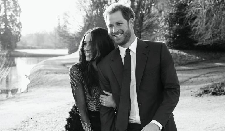 Principe Enrique y su prometida Meghan
