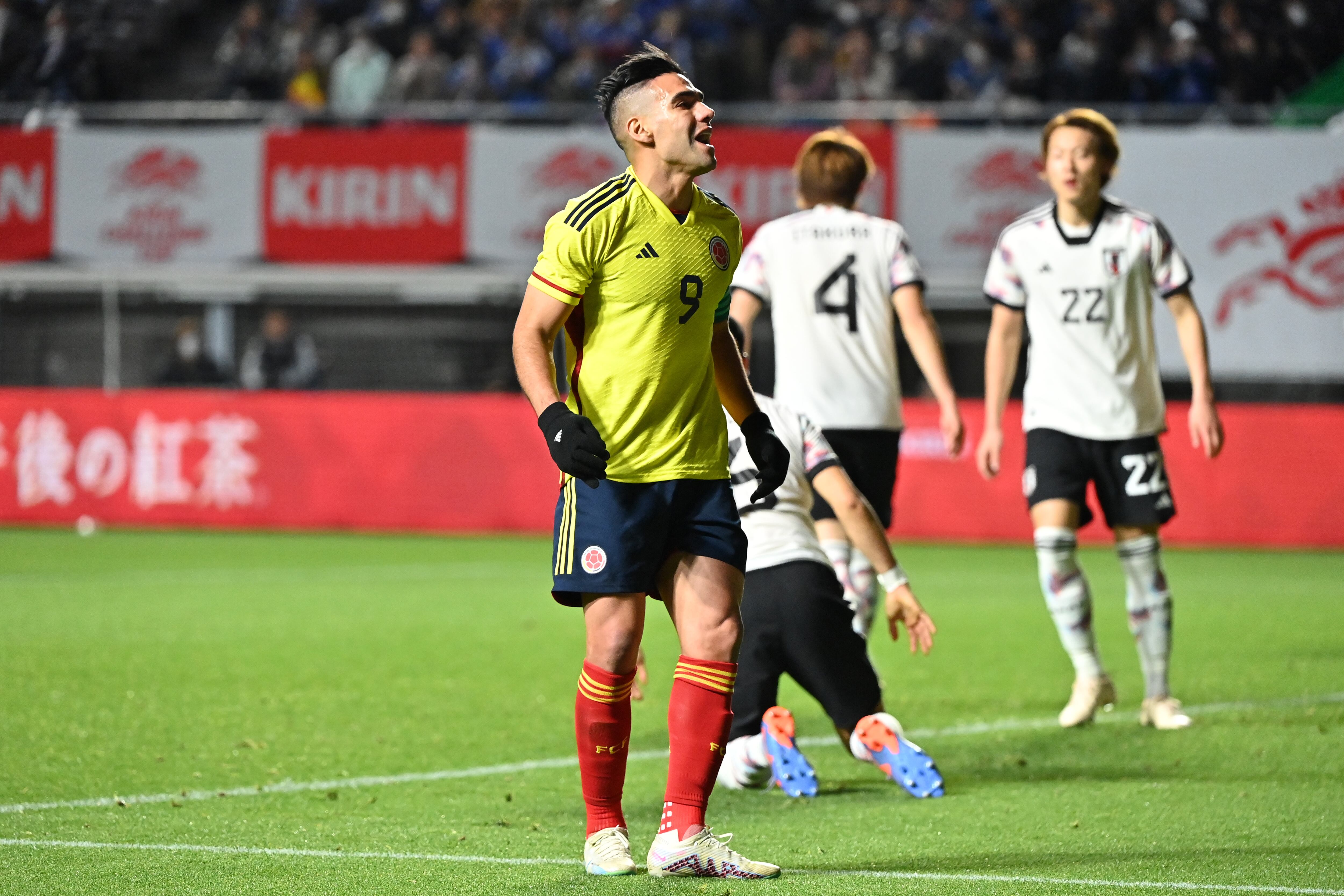 Falcao disputó los últimos minutos en el triunfo de Colombia 2-1 ante Japón. (Photo by Kenta Harada/Getty Images)