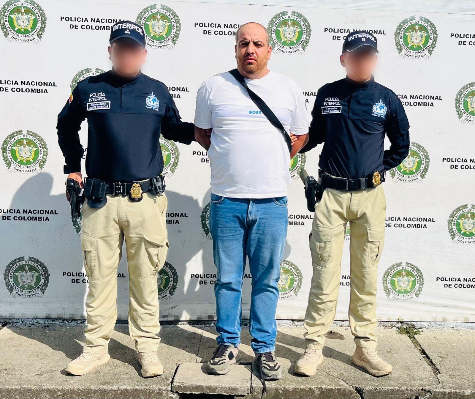 Dijin e Interpol confirma captura en Tuluá de colombiano buscado por España por abuso sexual - Foto Policía Nacional