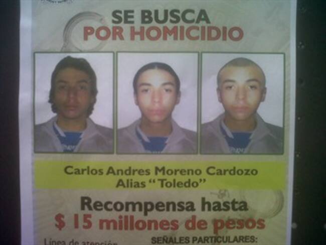 Cinco grupos investigativos buscan a alias 'Toledo' por homicidio