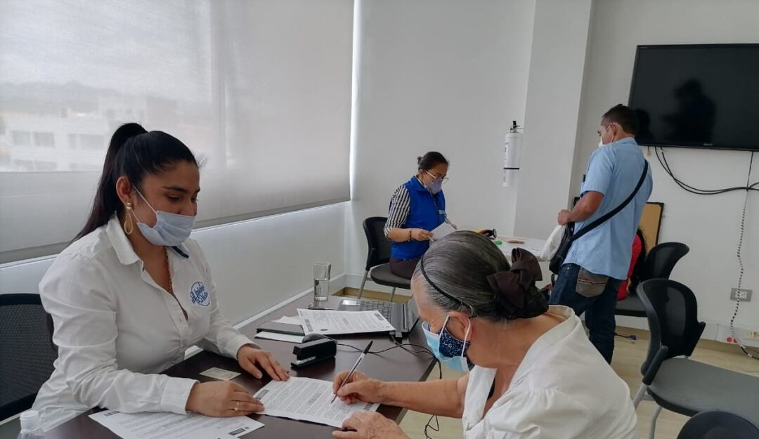 Entrega de cartas de indemnización 