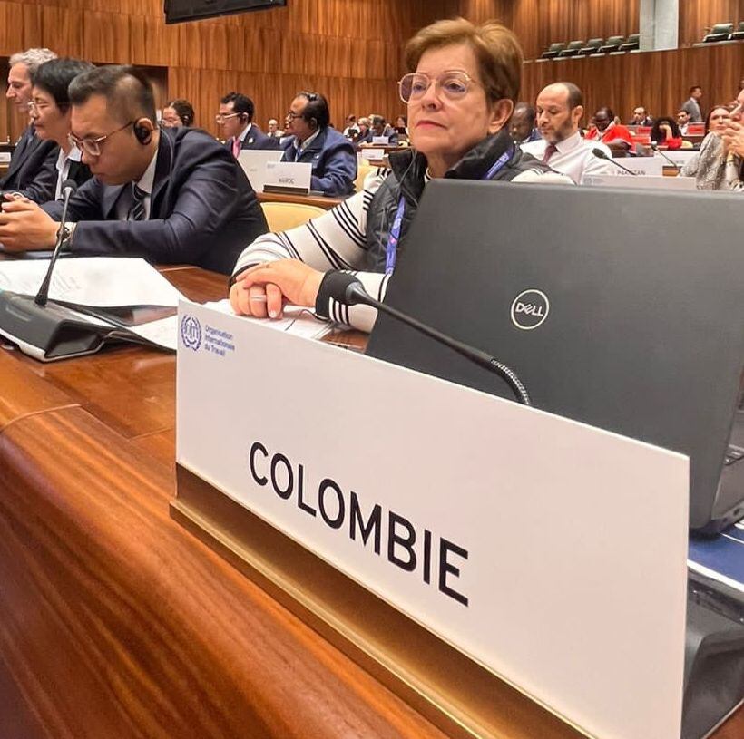 Ministra de trabajo, Gloria Inés Ramírez.