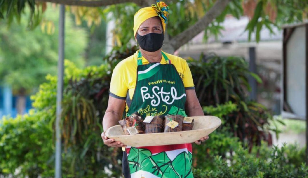 Festival del Pastel en Pital de Megua.