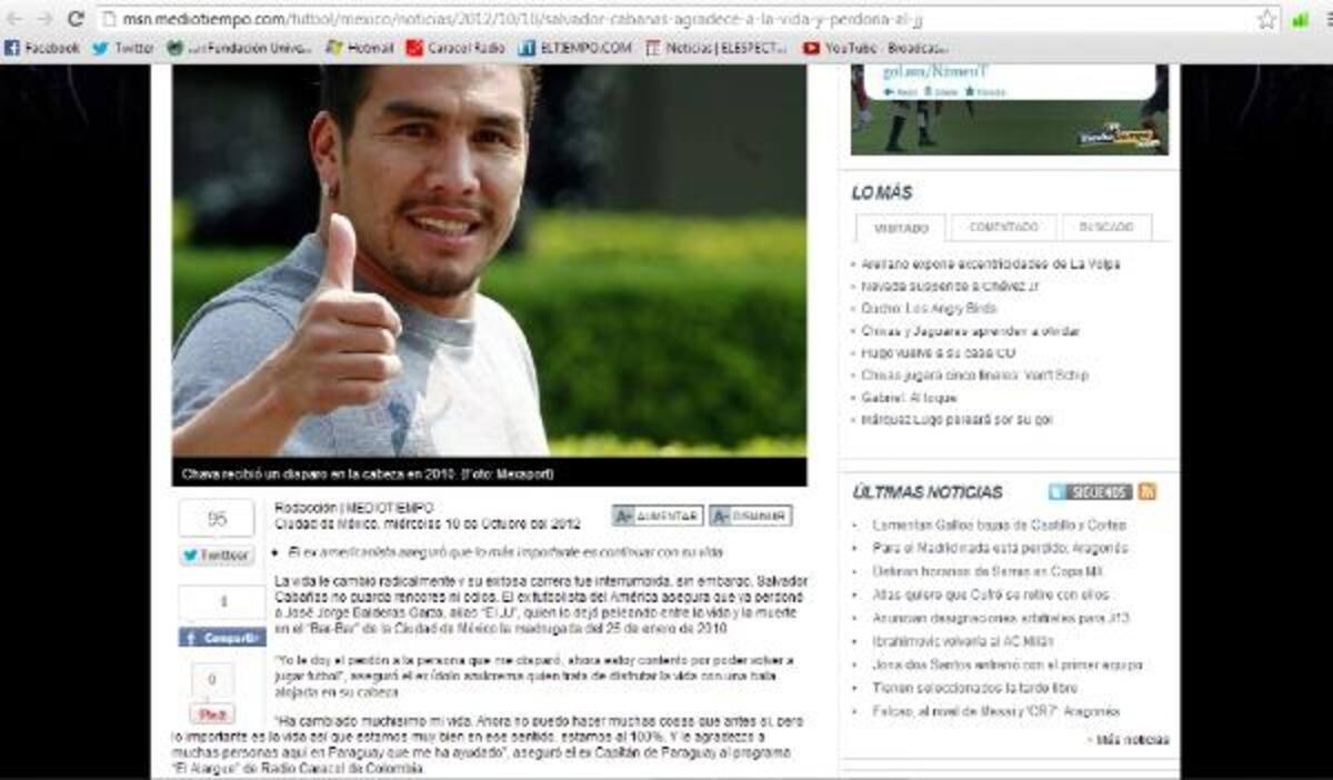 Medios de comunicación de México, España, Ecuador reseñaron la entrevista que El Alargue le hizo al paraguayo.