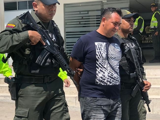 Tomás Maldonado, señalado por las autoridades como el asesino de Brenda Pájaro. Foto: Policía de Barranquilla.