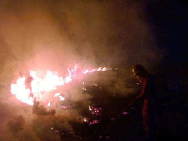 Drama en Nocaima por incendio forestal