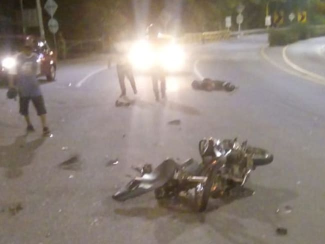 Accidente en Piedecuesta dejó un motociclista muerto