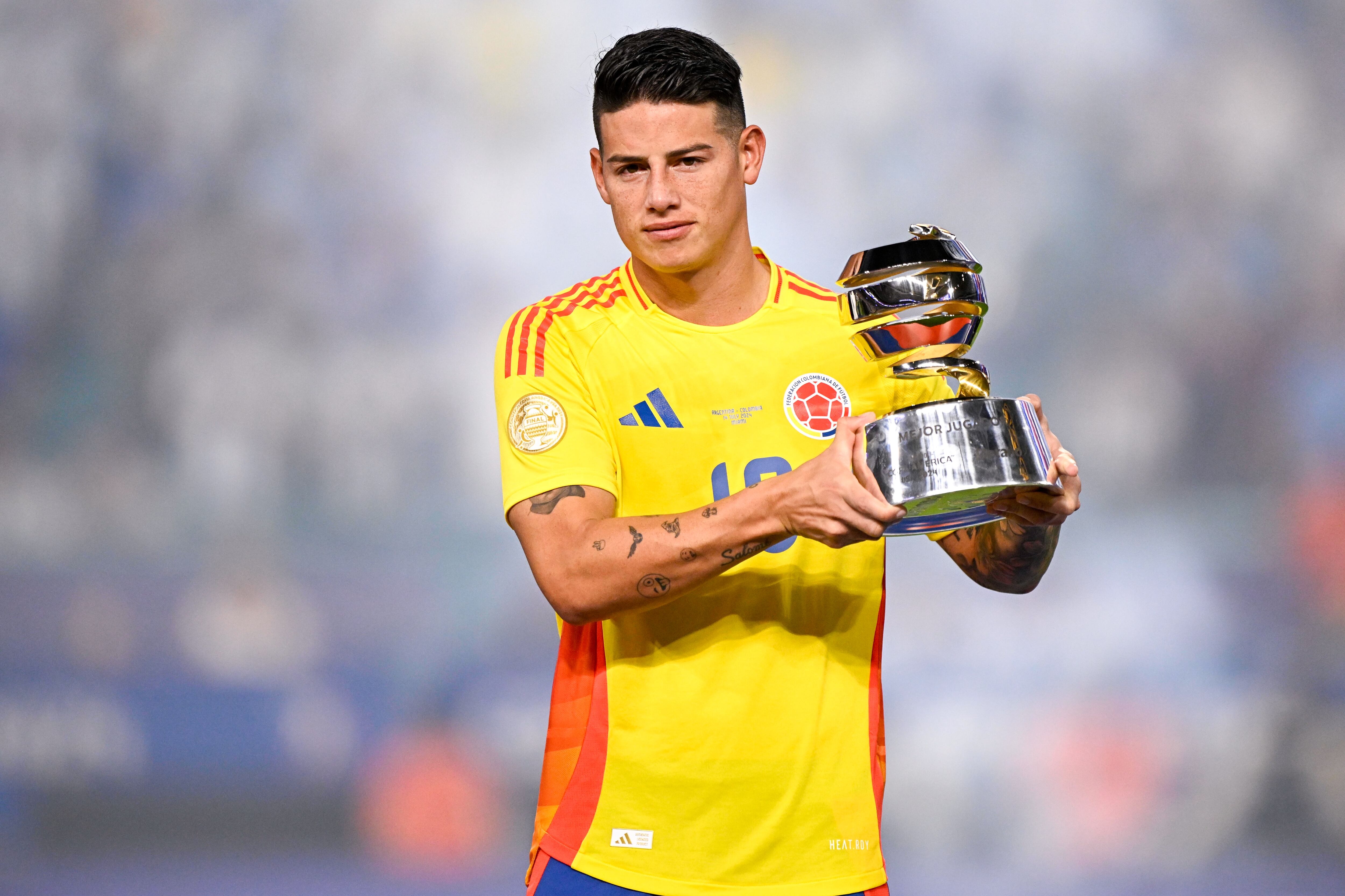 James Rodríguez.  (Photo by Pablo Morano/BSR Agency/Getty Images)